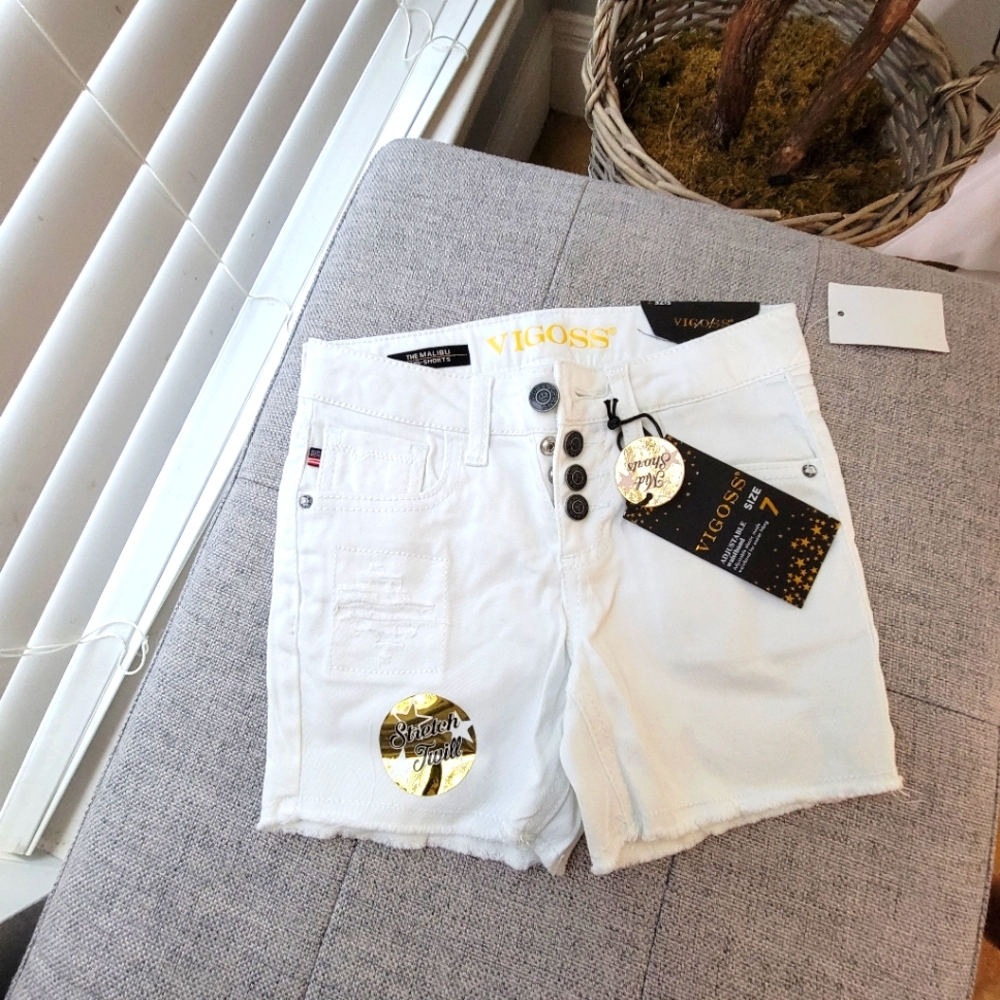 Vigoss mid-shorts White